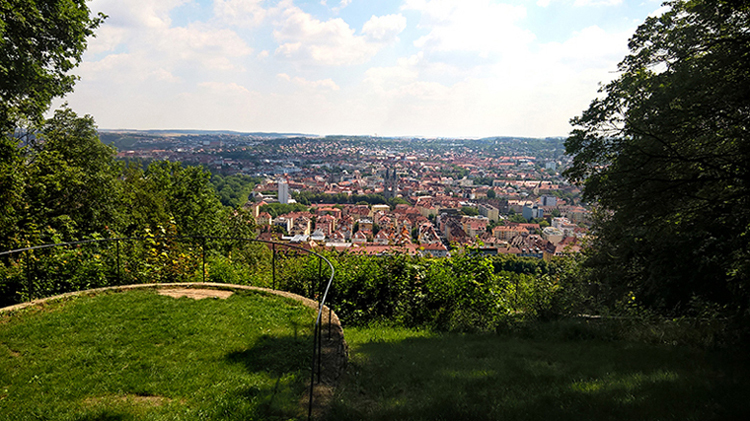 Blick über Würzburg